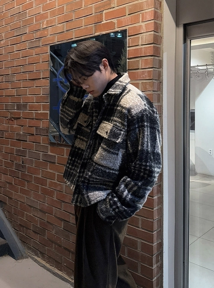 Chic Plaid Commuter Jacket