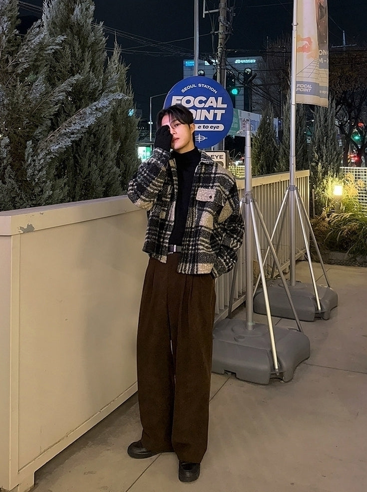 Chic Plaid Commuter Jacket
