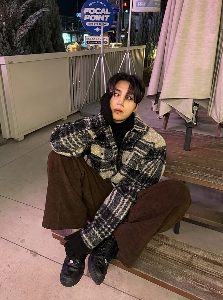 Chic Plaid Commuter Jacket
