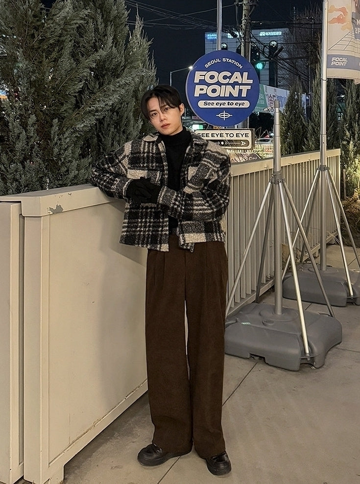 Plaid Commuter Style Jacket