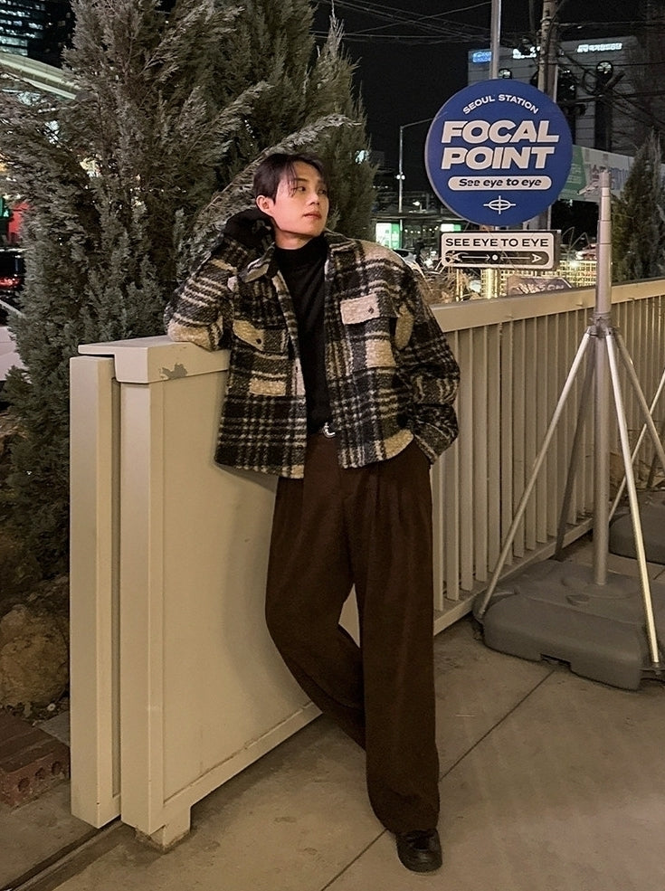 Chic Plaid Commuter Jacket