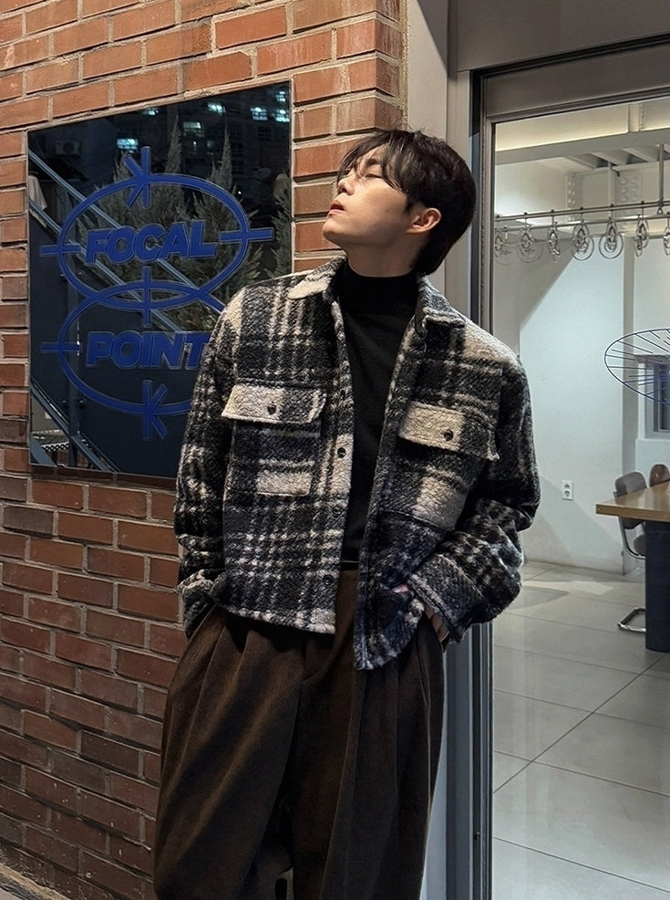 Chic Plaid Commuter Jacket