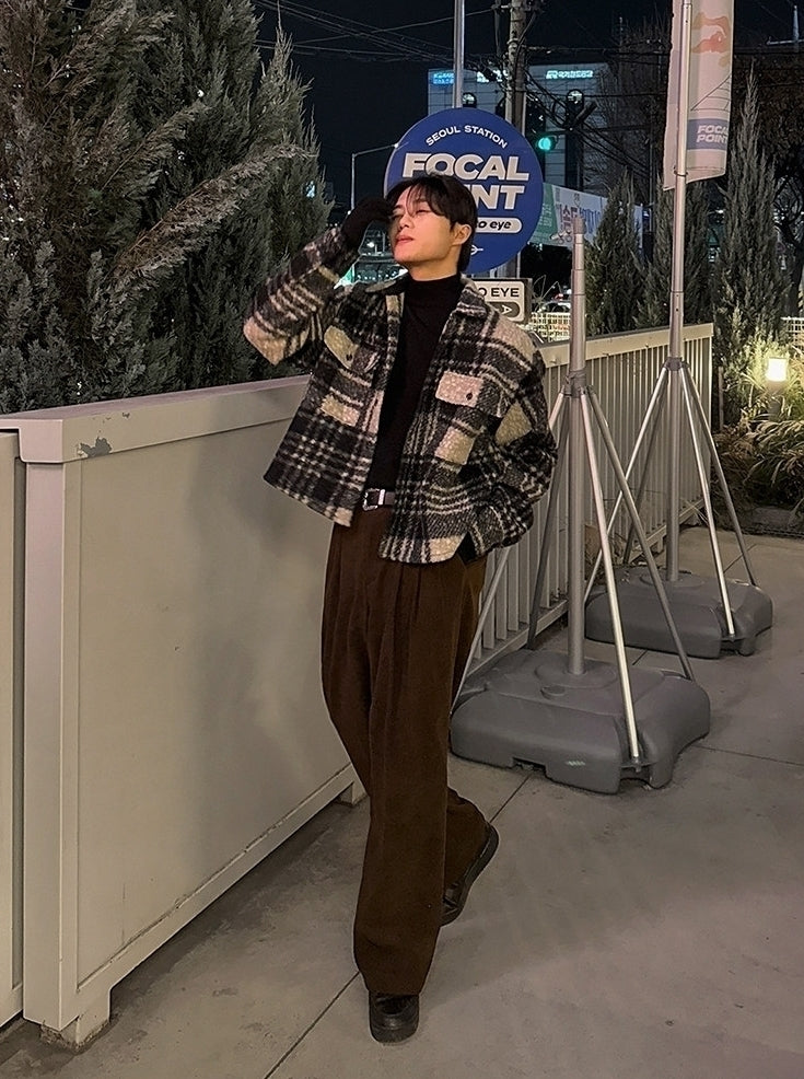 Plaid Chic Commuter Jacket