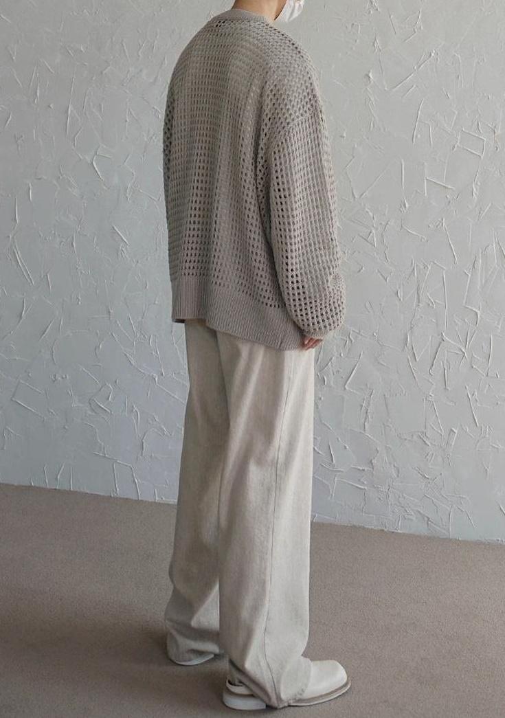 Plaid Knit Pullover Sweater