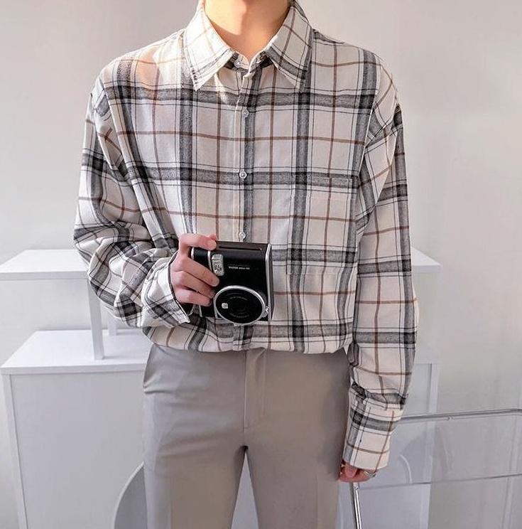 Plaid Long Sleeve Casual Shirt