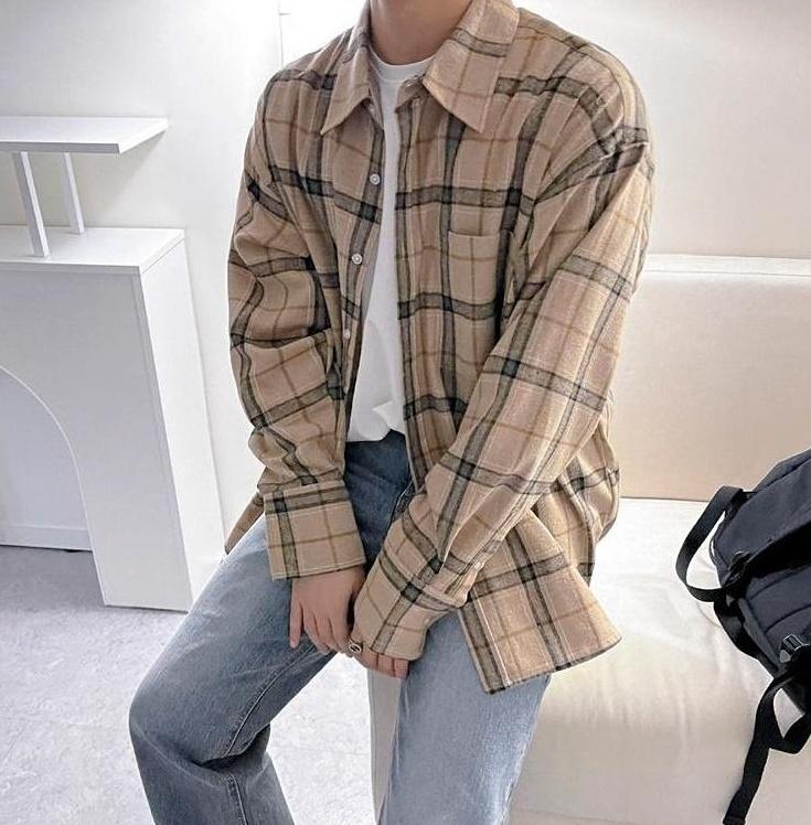 Plaid Long Sleeve Casual Shirt