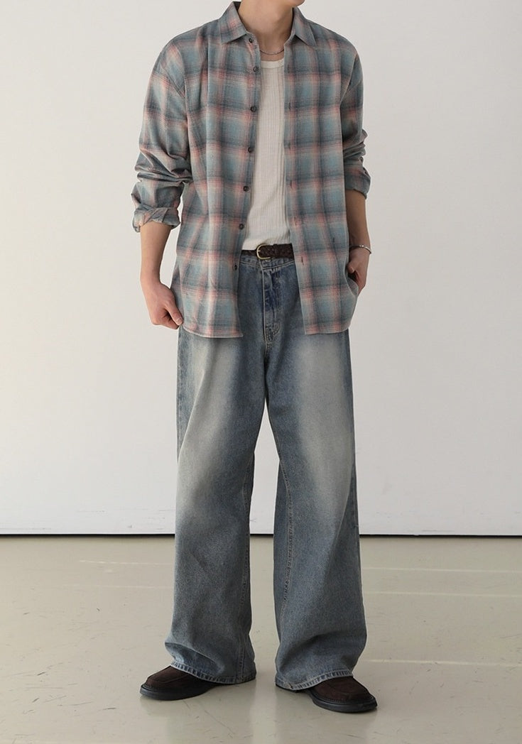 Plaid Long Sleeve Casual Shirt