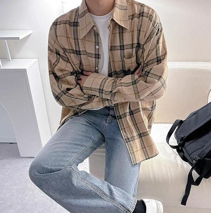 Plaid Long Sleeve Casual Shirt