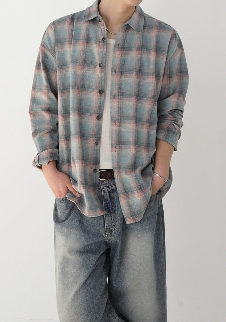 Plaid Long Sleeve Casual Shirt