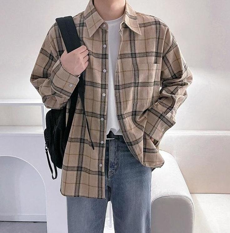 Plaid Long Sleeve Casual Shirt