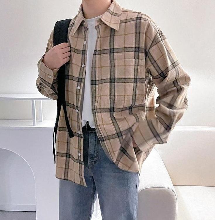 Plaid Long Sleeve Casual Shirt