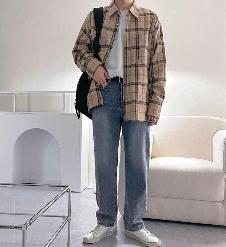 Plaid Long Sleeve Casual Shirt