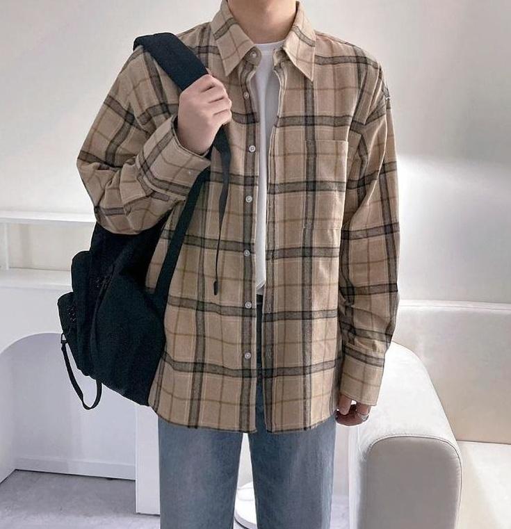 Plaid Long Sleeve Casual Shirt