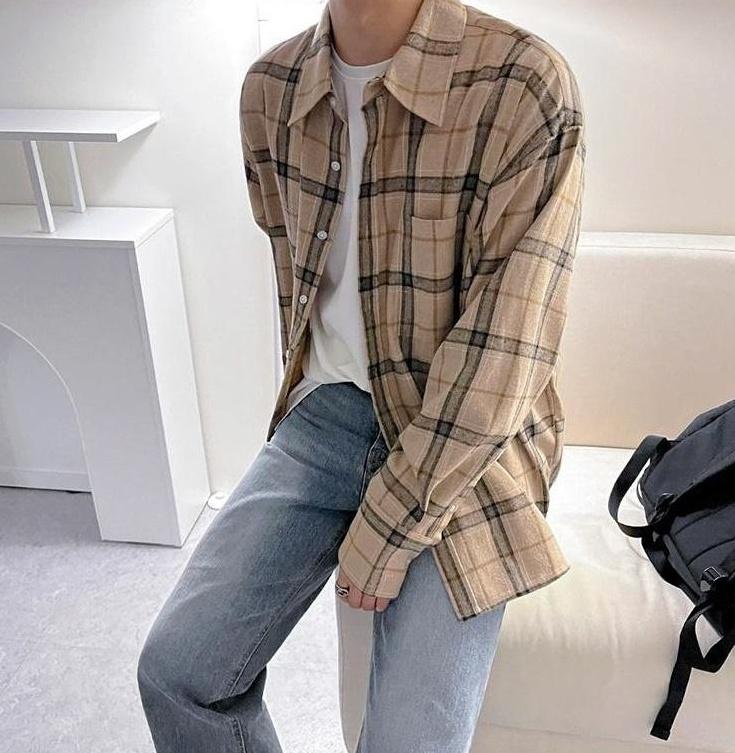 Plaid Long Sleeve Casual Shirt