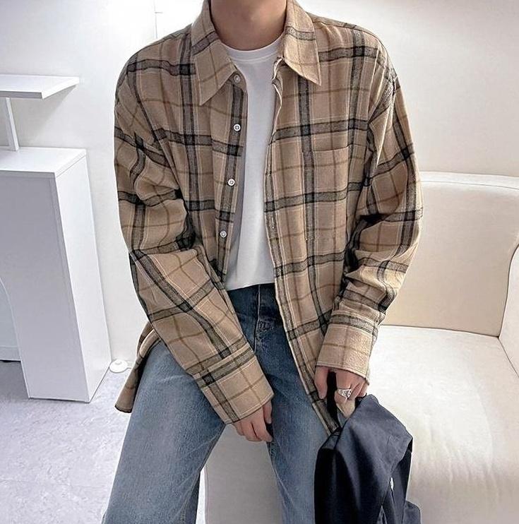 Plaid Long Sleeve Casual Shirt