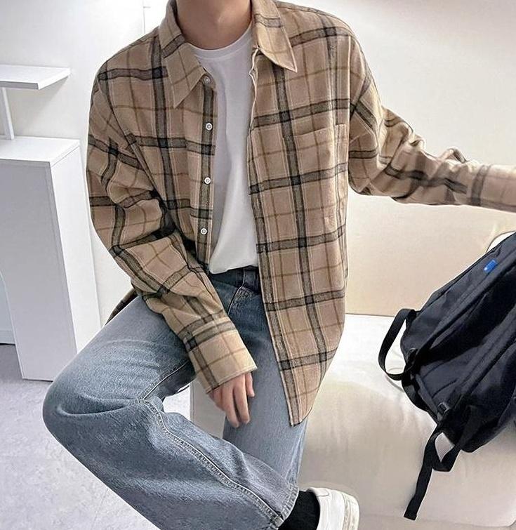 Plaid Long Sleeve Casual Shirt