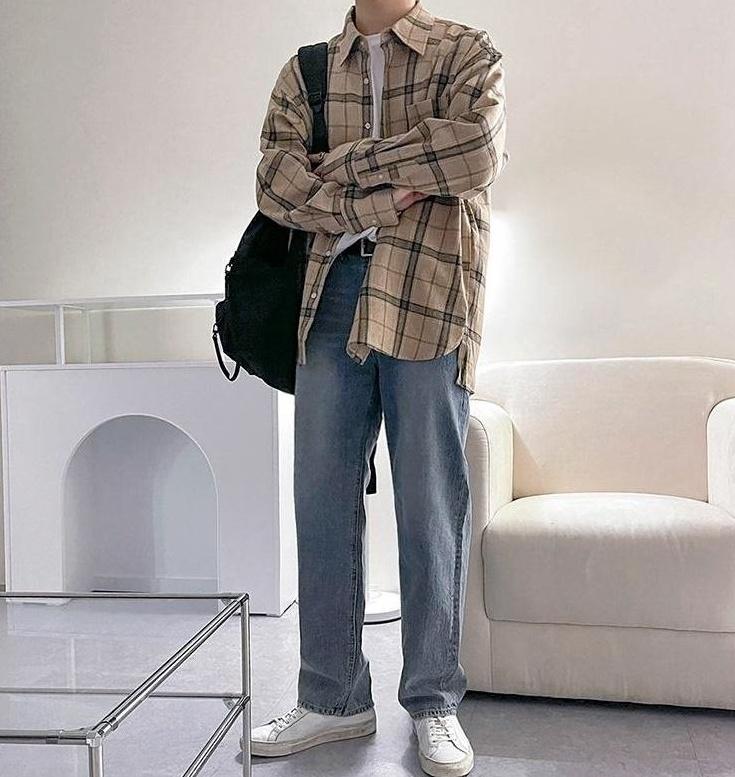 Plaid Long Sleeve Casual Shirt
