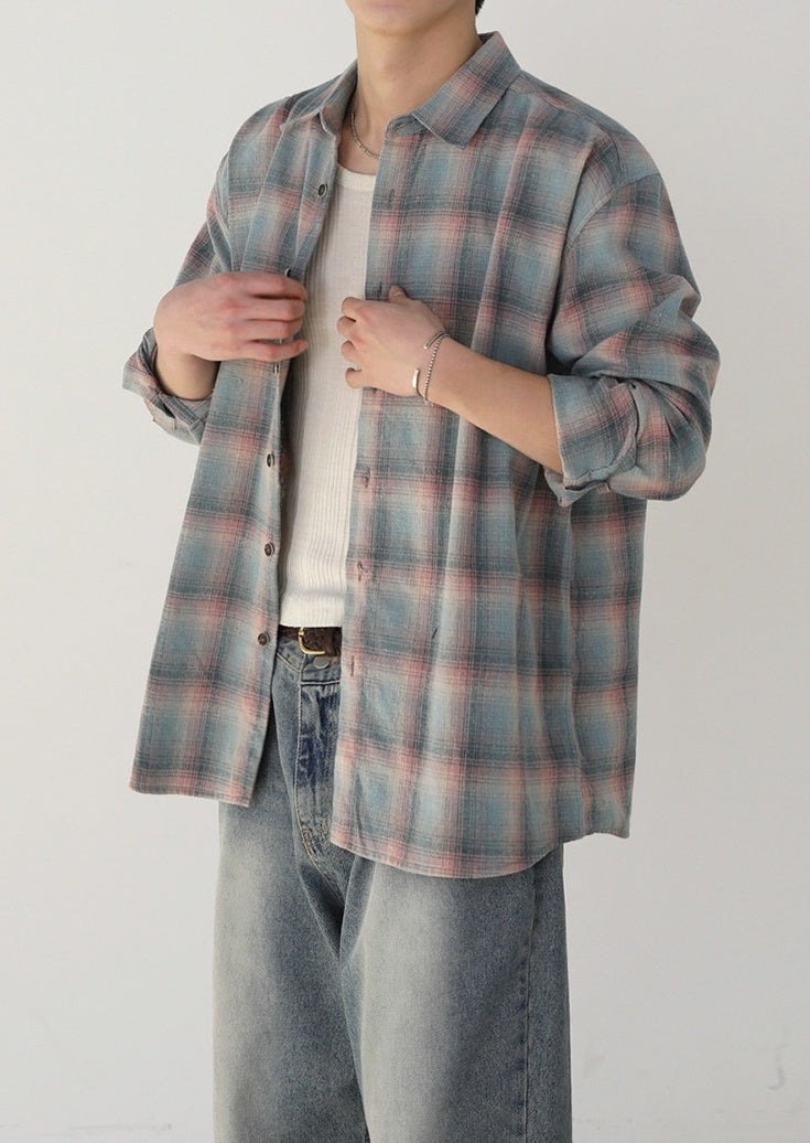 Plaid Long Sleeve Casual Shirt