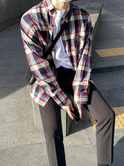 Plaid Loose Casual Shirt Jacket