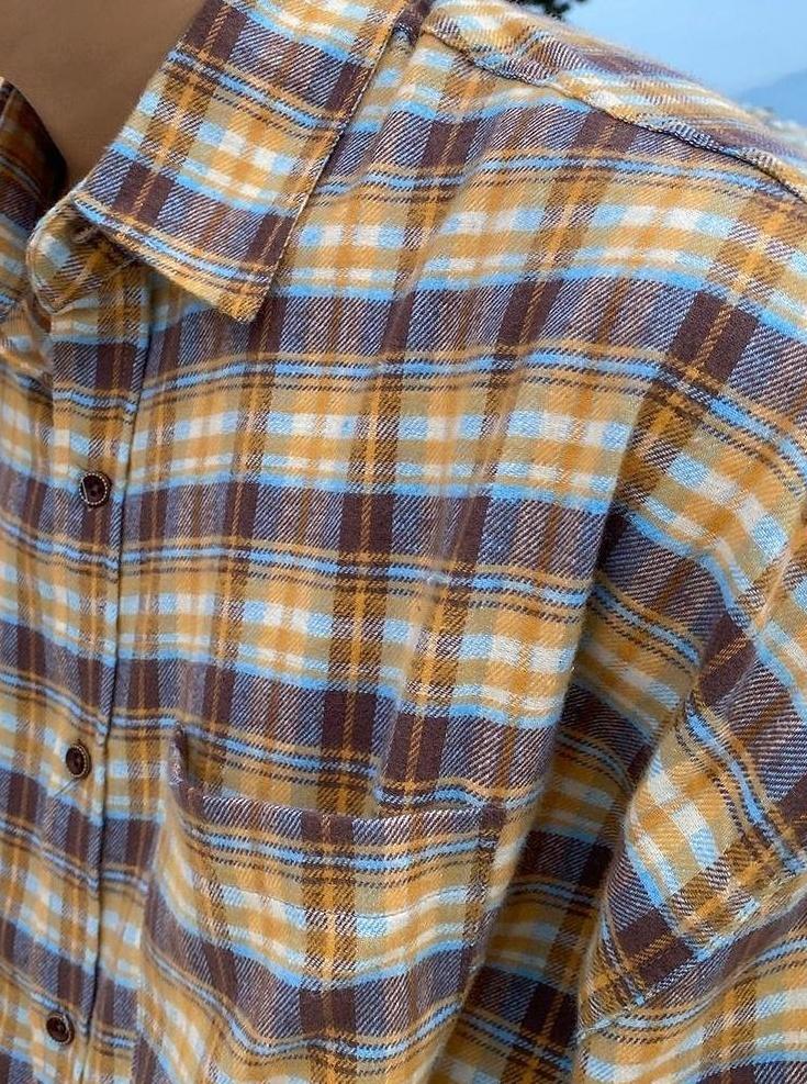 Plaid Loose Fit Casual Shirt