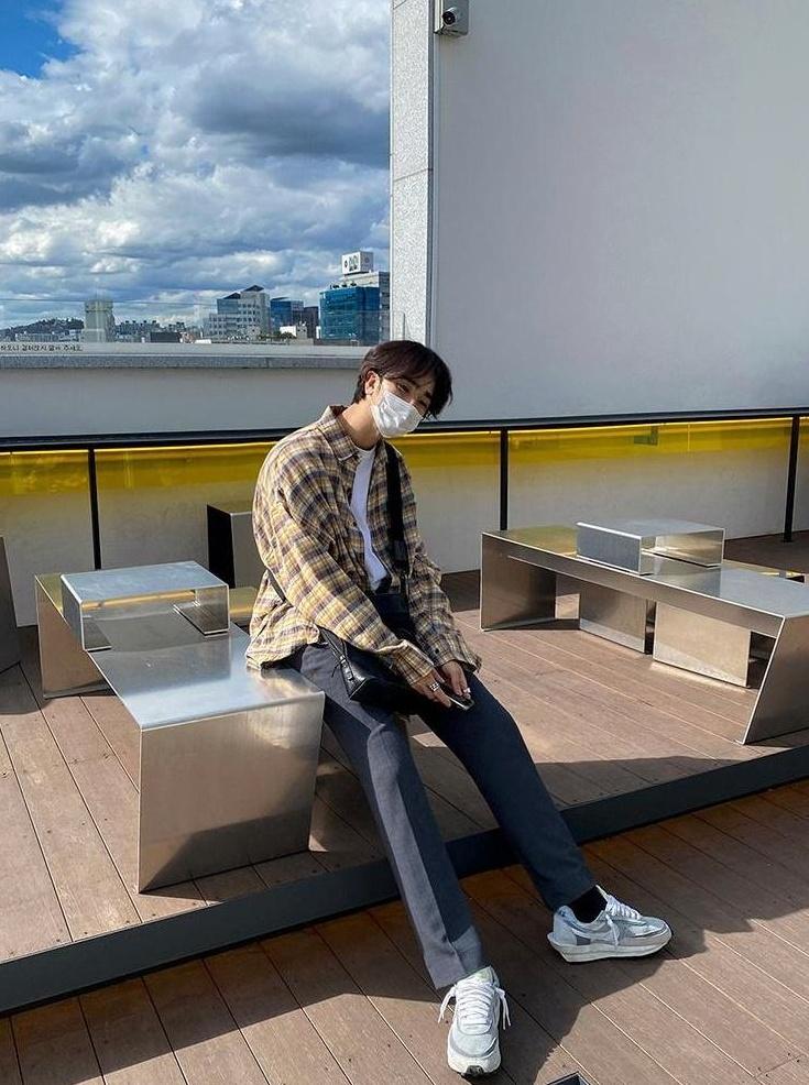 Plaid Loose Fit Casual Shirt
