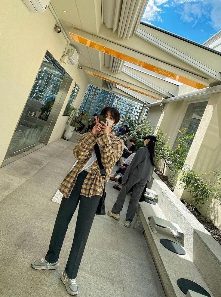 Plaid Loose Fit Casual Shirt