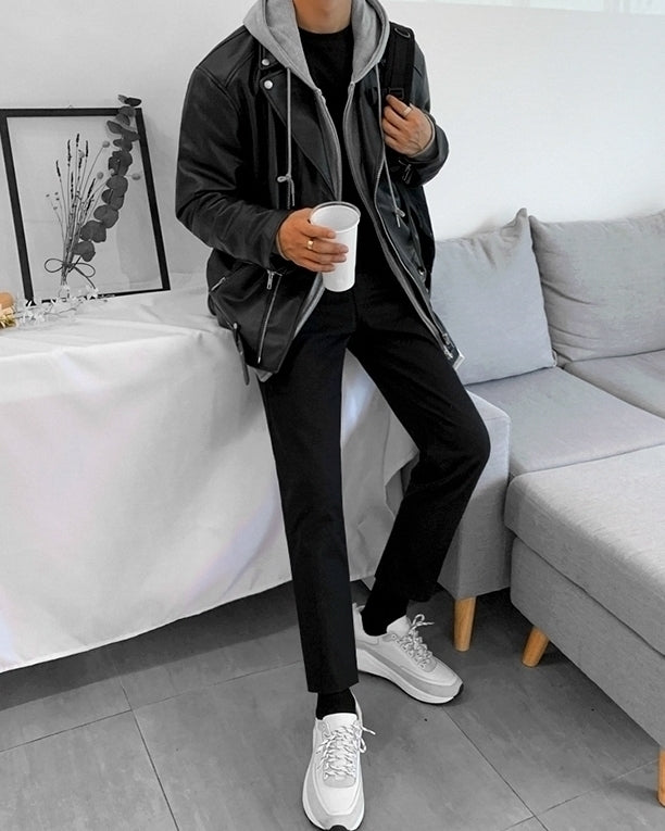 Plaid Patchwork Gray Sweatshirt Baseball Jacket Cardigan