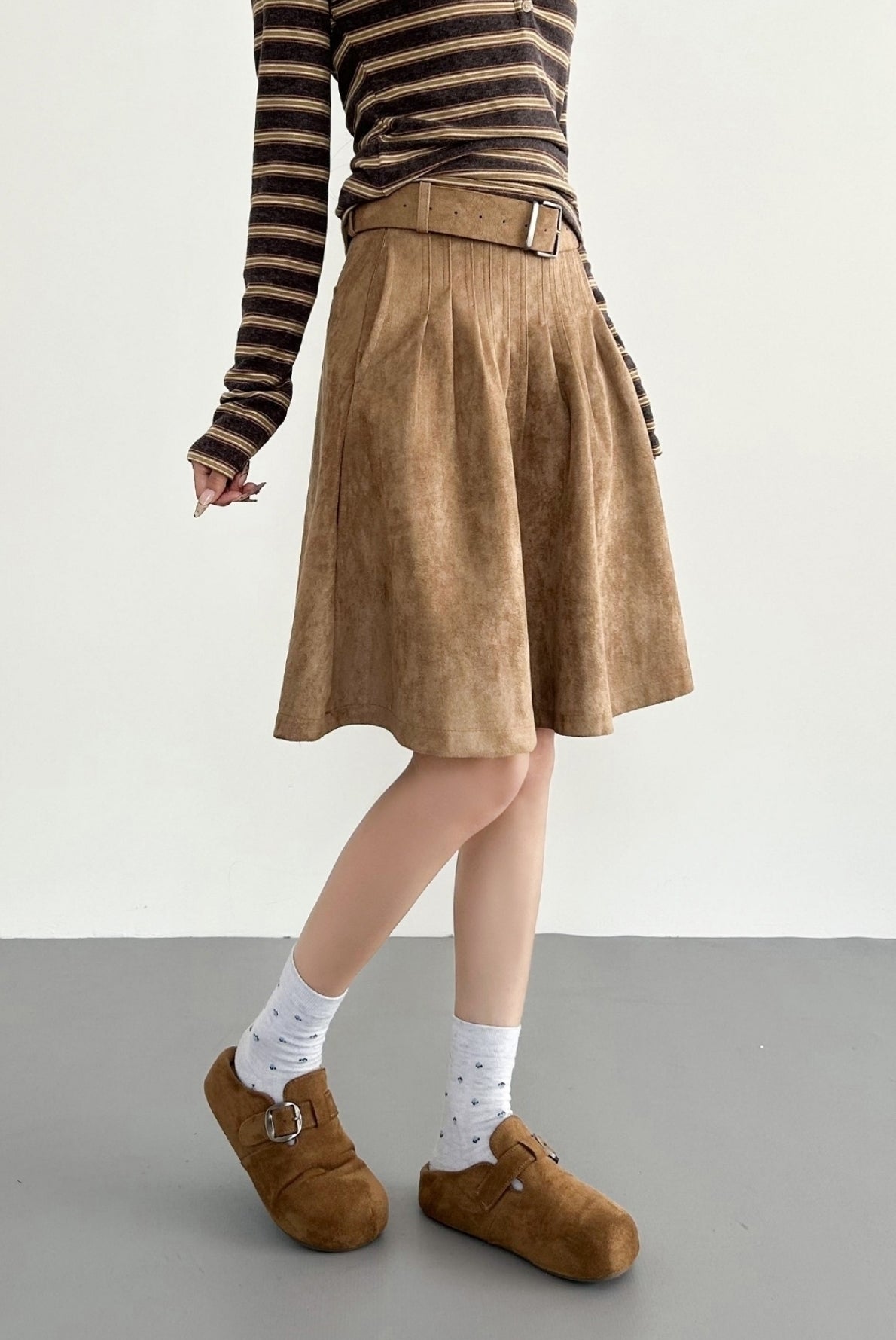 Plaid Star Layered Patchwork Decorative Skirt