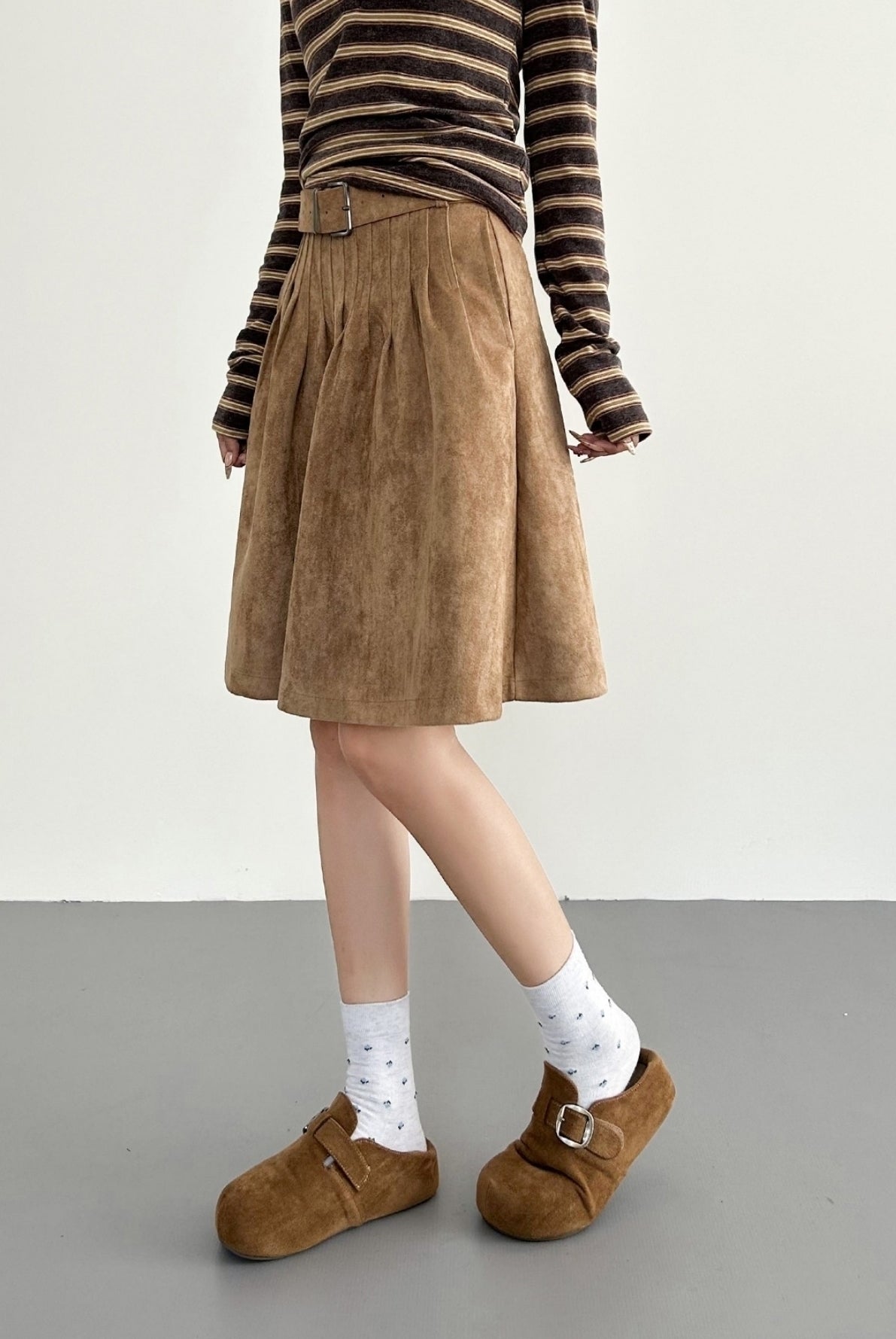 Plaid Star Layered Patchwork Decorative Skirt