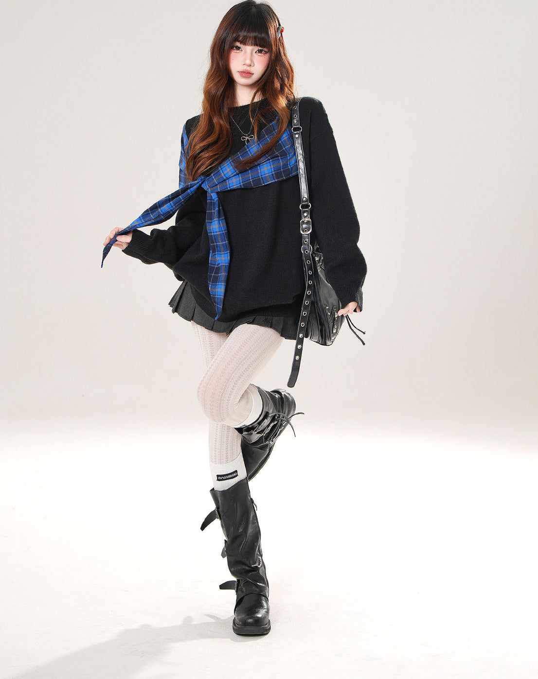 Plaid Sweatshirt