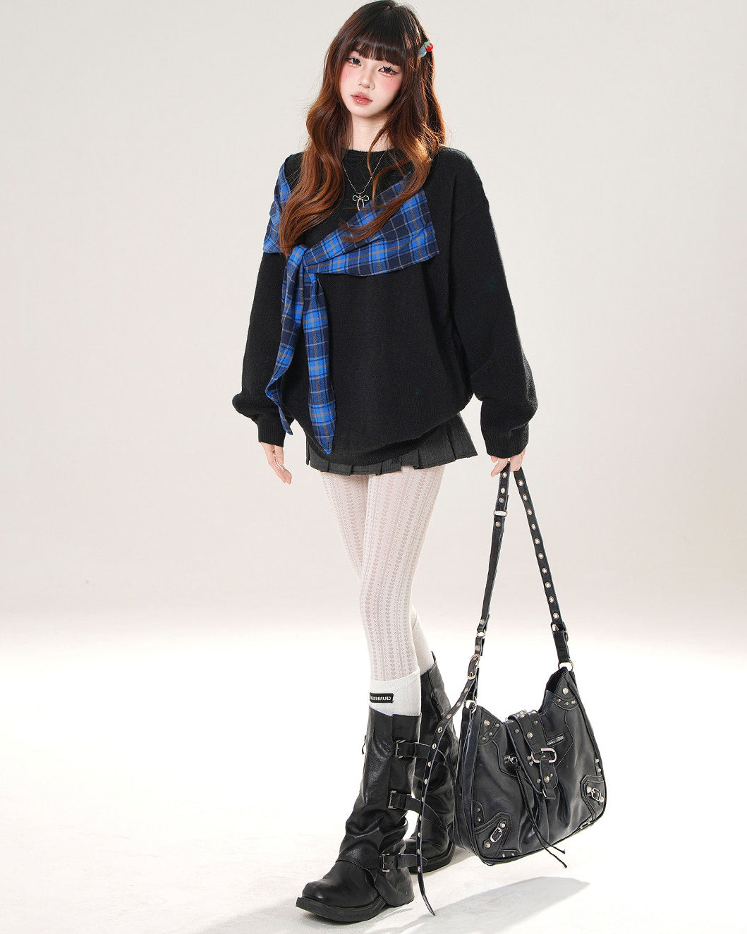 Plaid Sweatshirt
