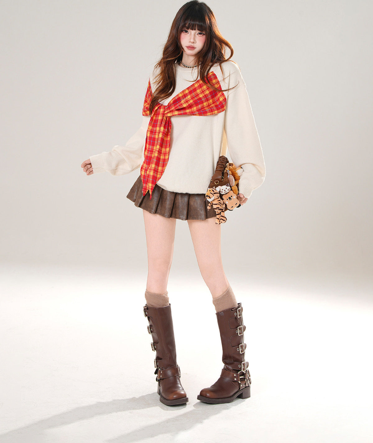 Plaid Sweatshirt