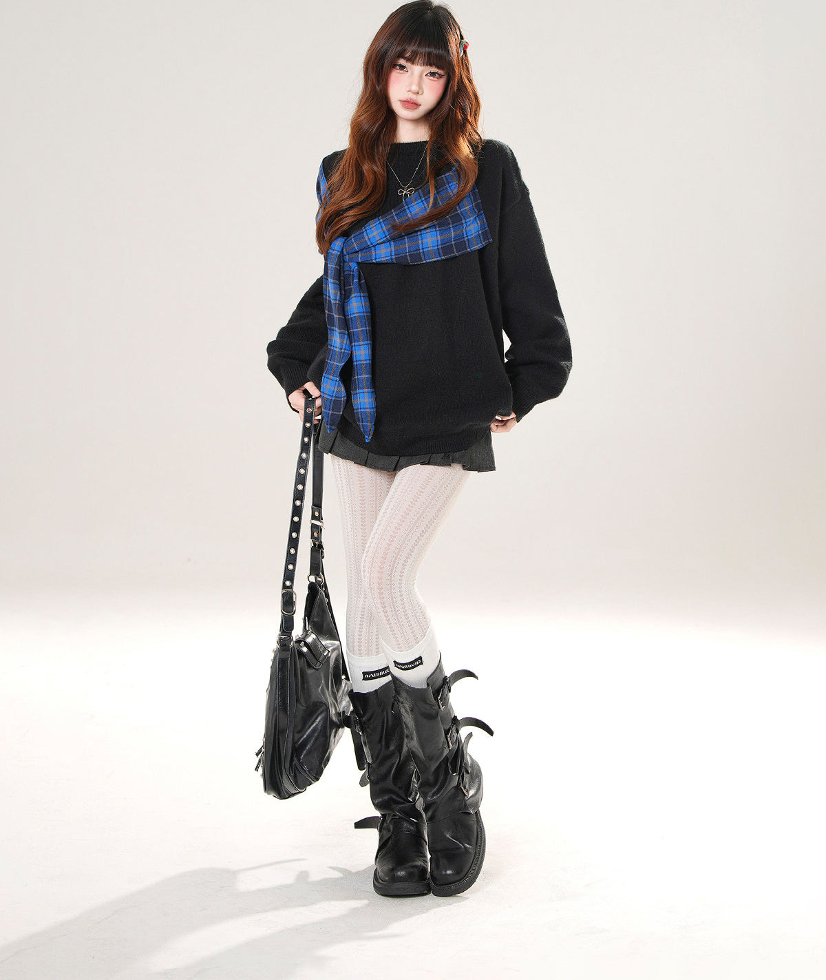Plaid Sweatshirt