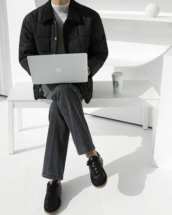 Plaid Winter Workwear Jacket