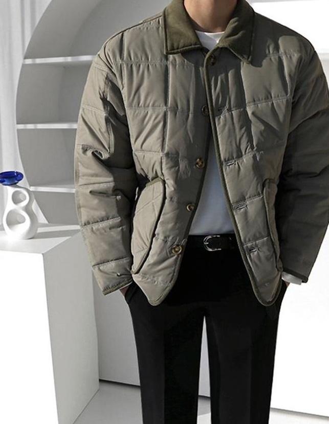 Plaid Winter Workwear Jacket