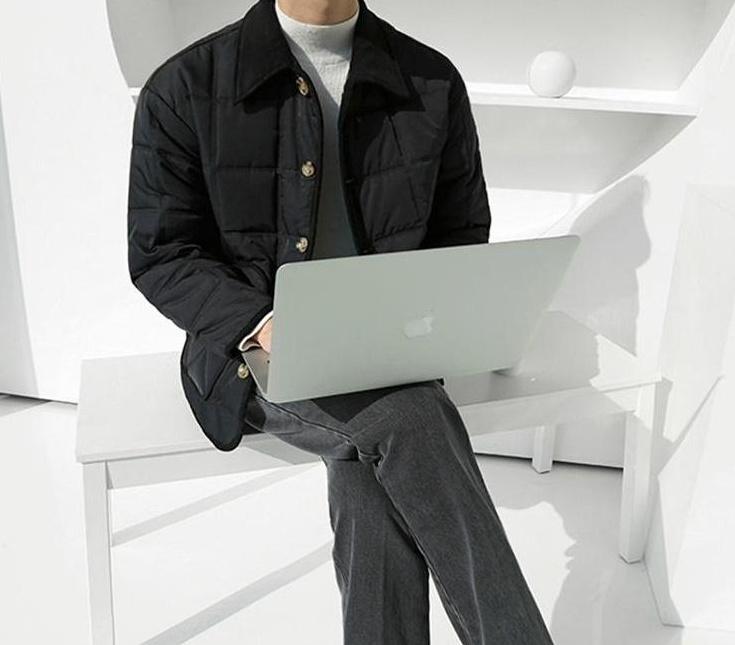 Plaid Winter Workwear Jacket