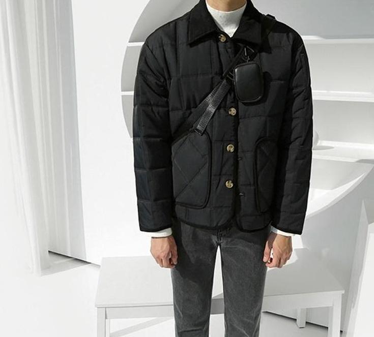 Plaid Winter Workwear Jacket
