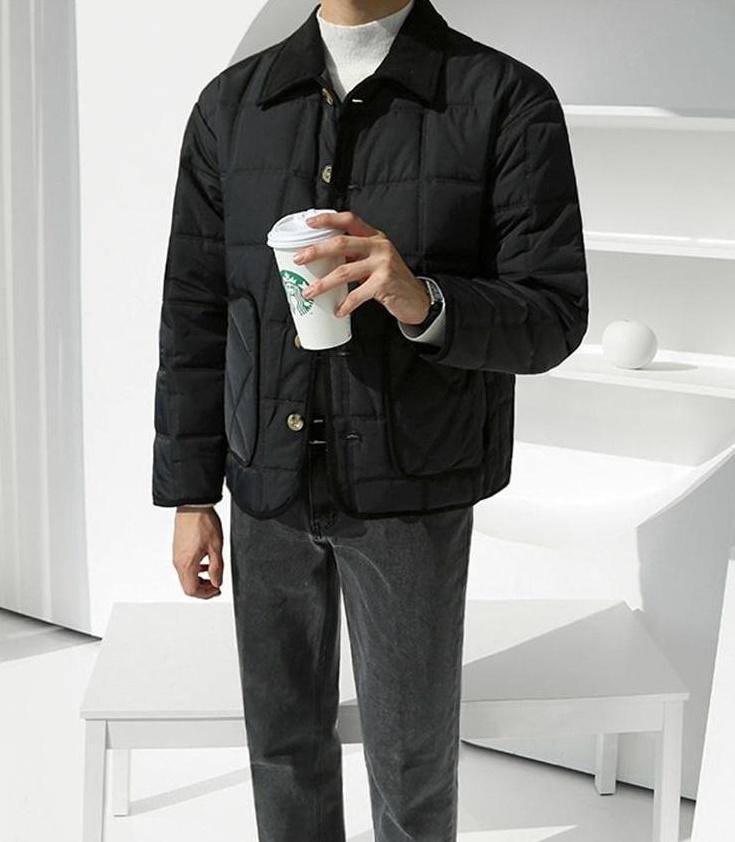 Plaid Winter Workwear Jacket