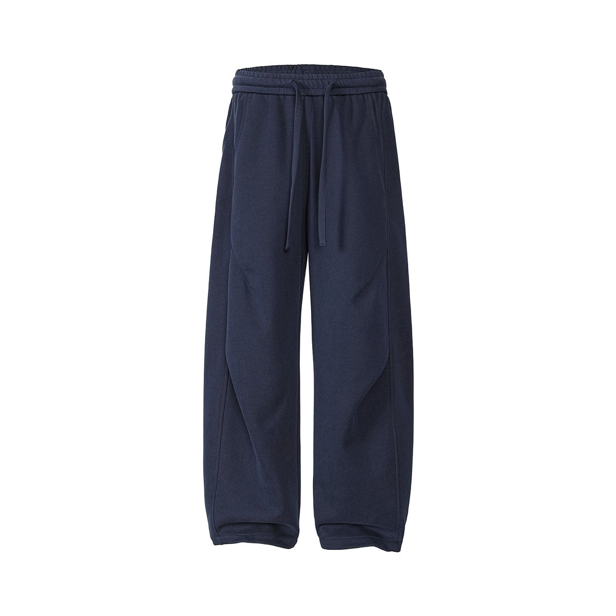 Pleated Wide Leg Relaxed Fit Casual Sweatpants