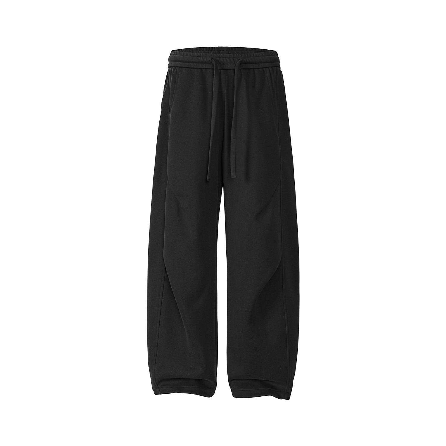 Pleated Wide Leg Relaxed Fit Casual Sweatpants