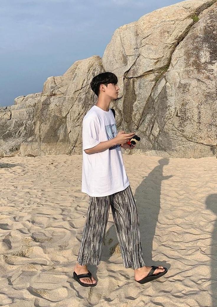 Pleated Wideleg Casual Pants Summer Breeze