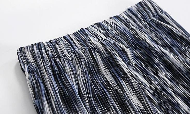 Pleated Wideleg Casual Pants Summer Breeze