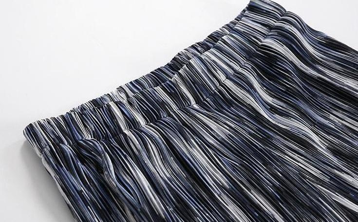 Pleated Wideleg Casual Pants Summer Breeze