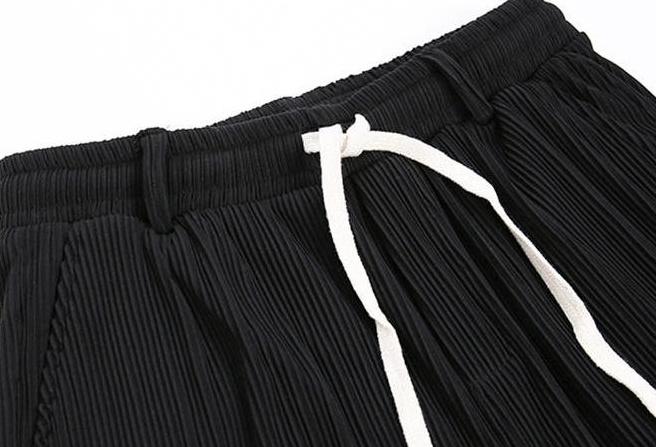 Pleated Wideleg Relaxed Trousers