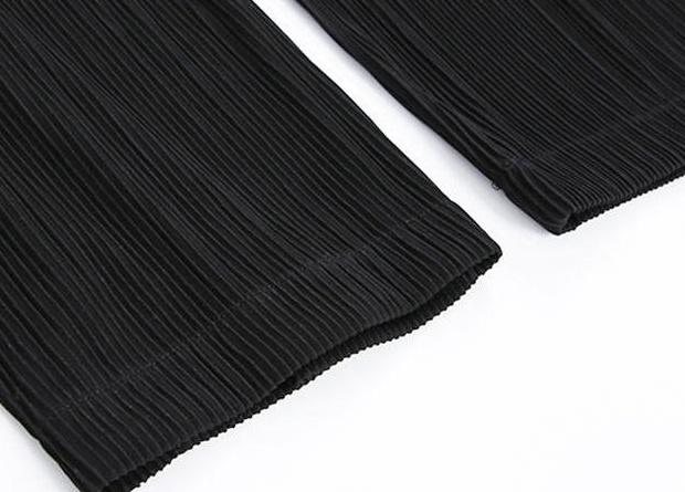 Pleated Wideleg Relaxed Trousers