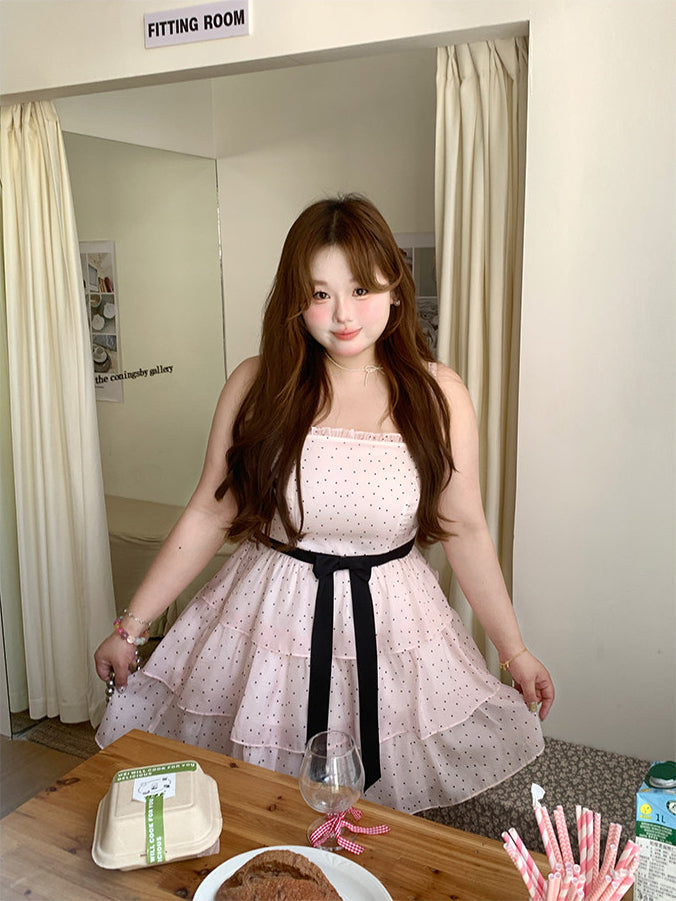 Polka Dot Ruffle Sundress