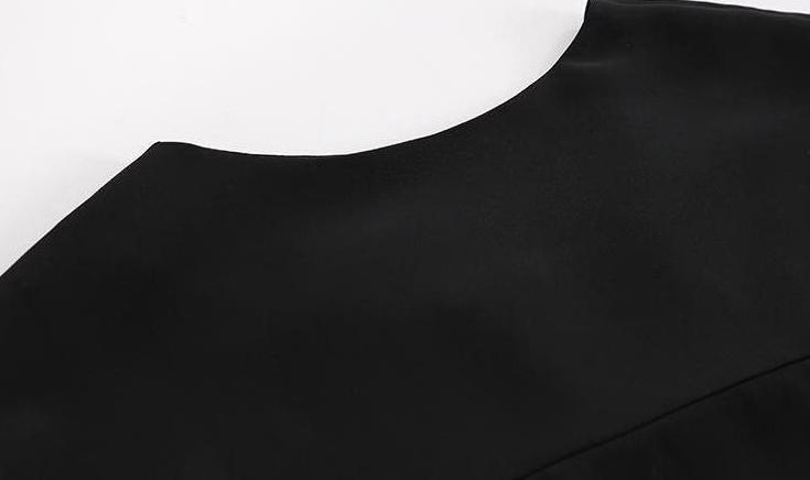 Premium Black Wrinklefree Oversized Shirt