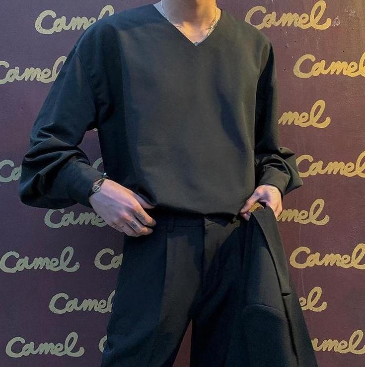 Premium Black Wrinklefree Oversized Shirt