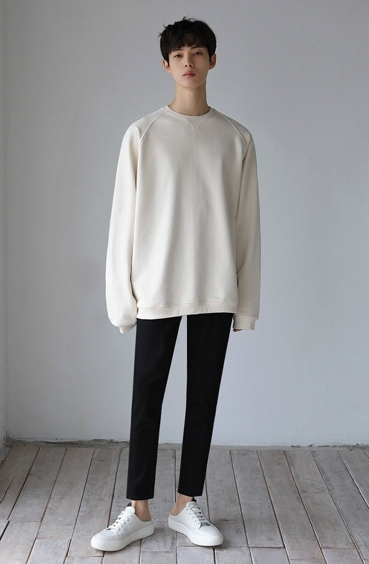 Premium Crewneck Sweatshirt Casual Loose Fit