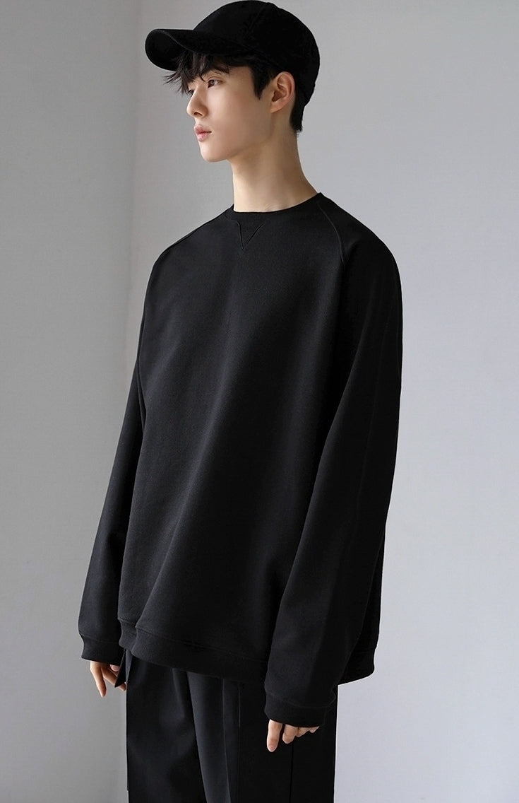 Premium Crewneck Sweatshirt Casual Loose Fit
